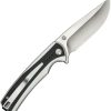 S240573_add_03.jpg SENCUT Regnator Linerlock - White/Black G10 Clip Point