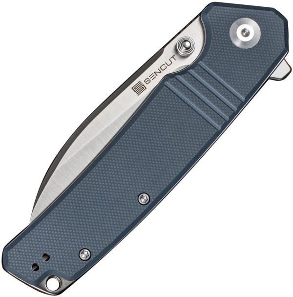 SENCUT Awassi Linerlock - Blue G10 Sheepsfoot
