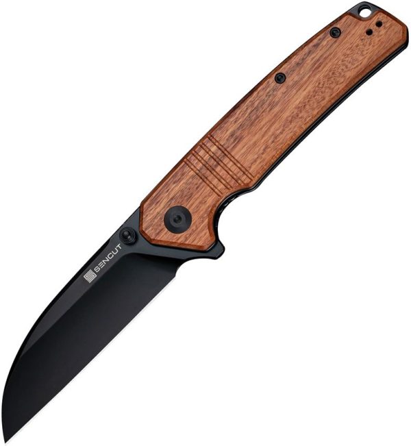 SENCUT Awassi Linerlock - Brown Wood Sheepsfoot