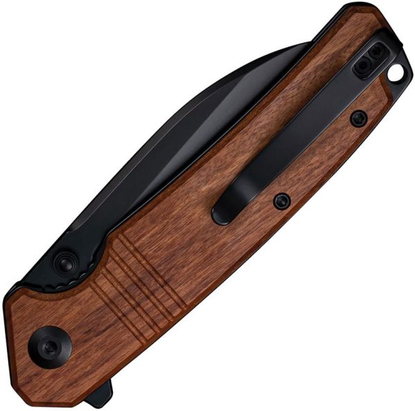 SENCUT Awassi Linerlock - Brown Wood Sheepsfoot