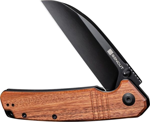 SENCUT Awassi Linerlock - Brown Wood Sheepsfoot
