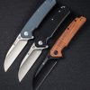 SENCUT Awassi Linerlock - Brown Wood Sheepsfoot