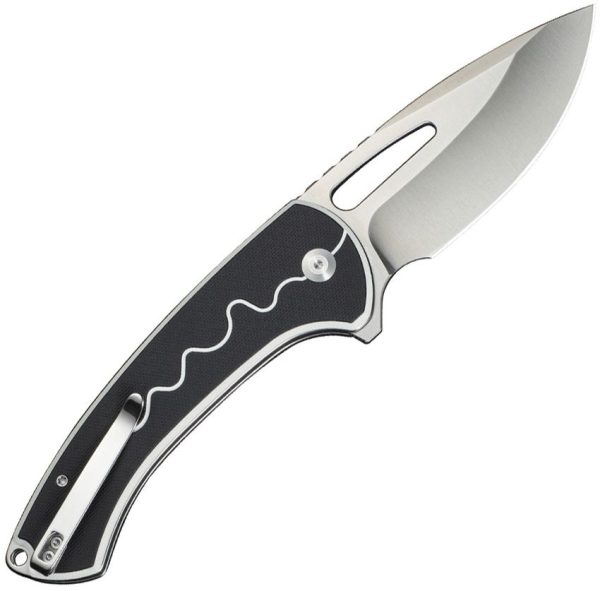 S24082A1_add_02.jpg SENCUT Squiggy Button Lock - Black/White G10 Drop Point