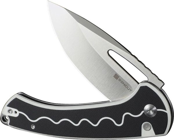 S24082A1_add_03.jpg SENCUT Squiggy Button Lock - Black/White G10 Drop Point