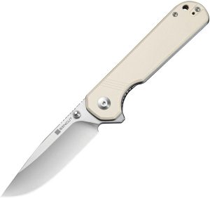 SENCUT Aetheris Linerlock Ivory G10 Folding Knife