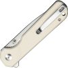 SENCUT Aetheris Linerlock Ivory G10 Folding Knife