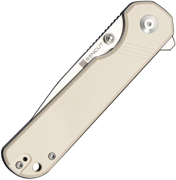 SENCUT Aetheris Linerlock Ivory G10 Folding Knife