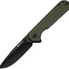 SENCUT Aetheris Linerlock OD Green G10 Folding Knife