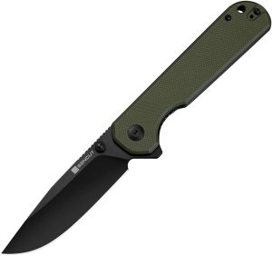 SENCUT Aetheris Linerlock OD Green G10 Folding Knife