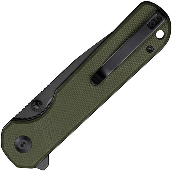 SENCUT Aetheris Linerlock OD Green G10 Folding Knife