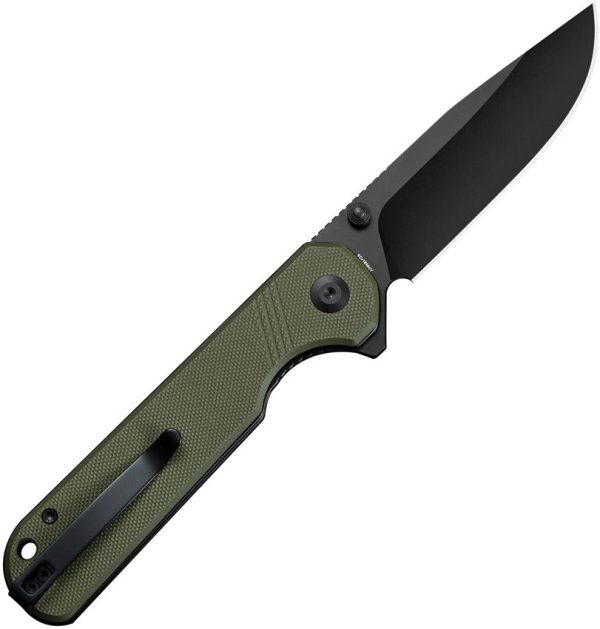 SENCUT Aetheris Linerlock OD Green G10 Folding Knife