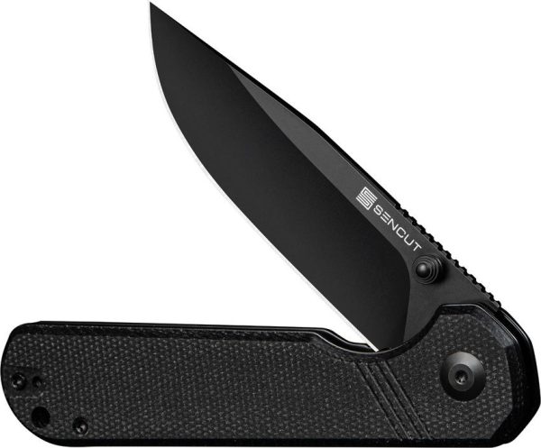 SENCUT Aetheris Linerlock Canvas Micarta Folding Knife