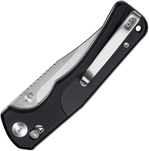 SENCUT Slybolt Crossbar Lock Black G10 Folding Knife