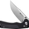 SENCUT Slybolt Crossbar Lock Black G10 Folding Knife