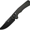 SENCUT Slybolt Crossbar Lock Dark Green Micarta Knife