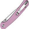 Sencut Skelfin Button Lock Folding Knife - Pink G10