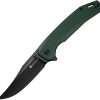 Sencut Vornix Linerlock Green G10 Folding Knife