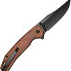 Sencut Vornix Linerlock Brown Wood Handle Knife