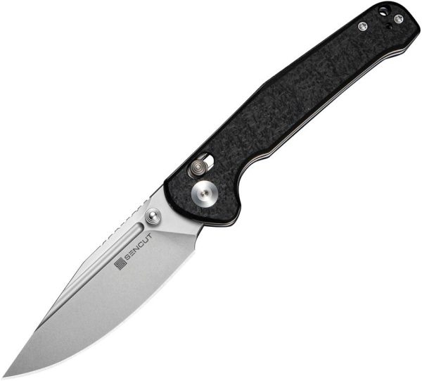 Sencut Glenspar Crossbar Lock Black Shredded G10