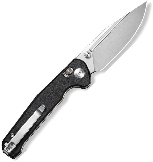 Sencut Glenspar Crossbar Lock Black Shredded G10
