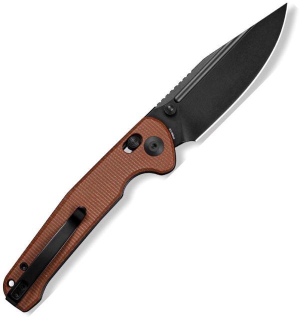 Sencut Glenspar Crossbar Lock Brown Micarta Knife