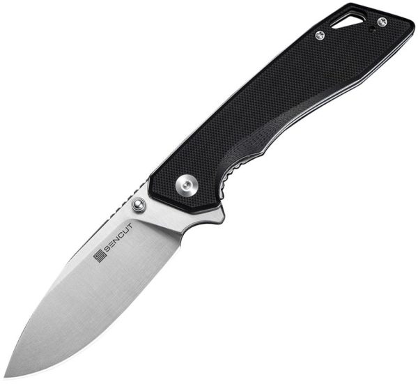Sencut Stratex Linerlock Black G10 Drop Point