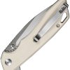 Sencut Stratex Linerlock Ivory G10 Drop Point