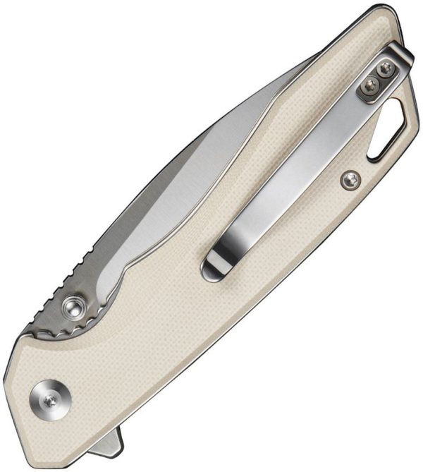 Sencut Stratex Linerlock Ivory G10 Drop Point