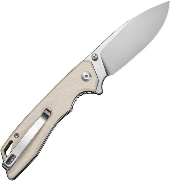 Sencut Stratex Linerlock Ivory G10 Drop Point