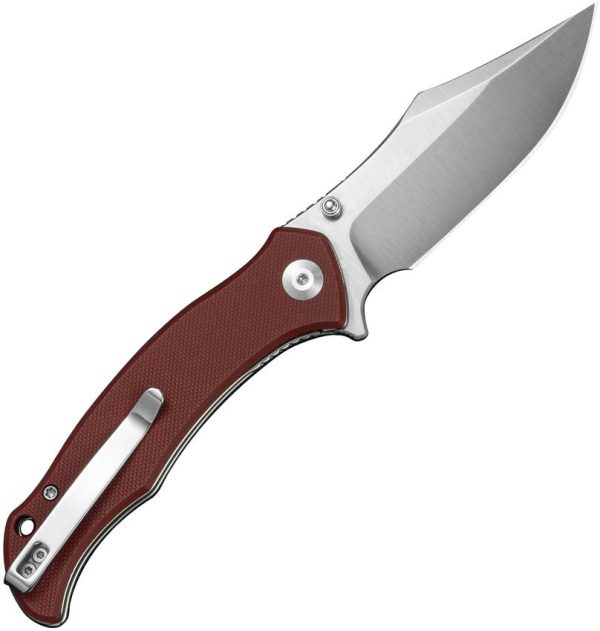 Sencut Tauron Linerlock Burgundy G10 Folding Knife