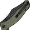 Sencut Tauron Linerlock Olive Micarta Folding Knife
