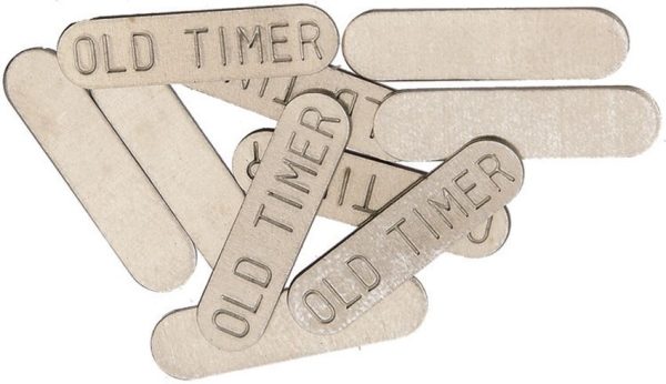 Schrade Old Timer Medium Shield - Nickel Silver Pack of 10
