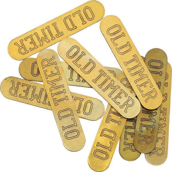 Schrade Large Old Timer Shield Brass - Pack of 10