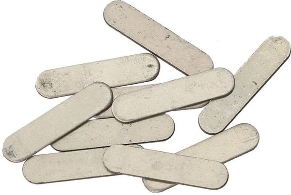 Schrade Plain Shield Oval Antique Nickel Pack of 10