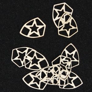 Schrade Star Shield Nickel Silver Pack of 10