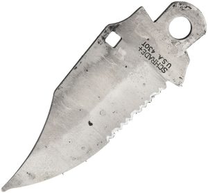 S489.jpg Schrade 43OT Serrated Clip Point Blade - 2.5 inches