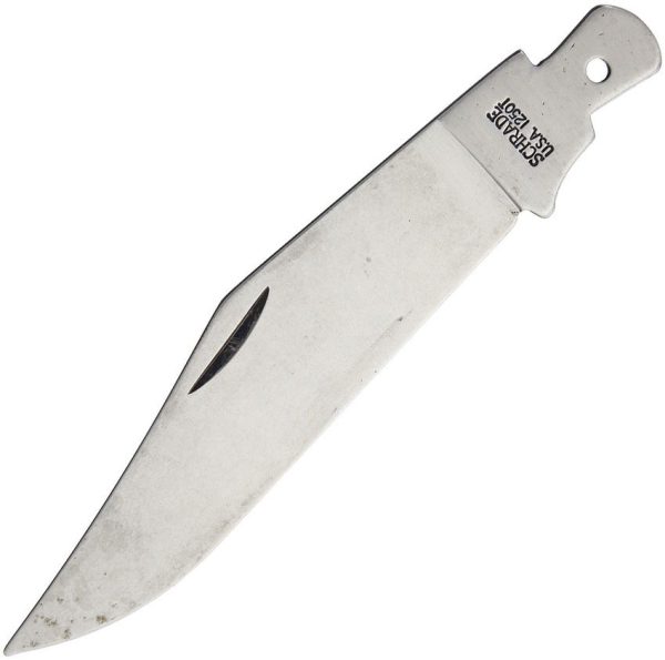 Schrade S657 Stainless Clip Point Blade - Stonewash