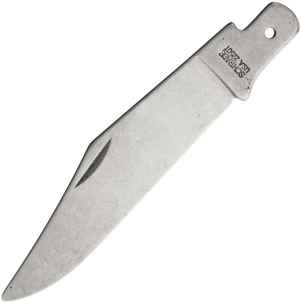 Schrade S660 Stainless Clip Point Blade - Satin