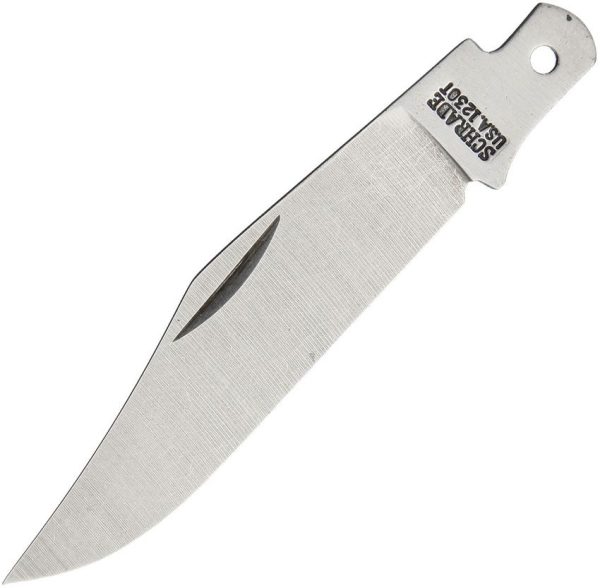 Schrade S663 Stainless Clip Point Blade - Satin