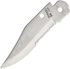 Schrade S692 Clip Point Partially Serrated Blade - 3 inches