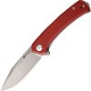 SENCUT Snap Linerlock Burgundy G10 Folding Knife