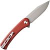SENCUT Snap Linerlock Burgundy G10 Folding Knife