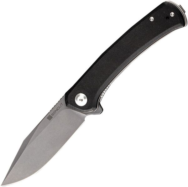 SENCUT Snap Linerlock Black G10 Folding Knife