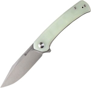 SENCUT Snap Linerlock Jade G10 Folding Knife