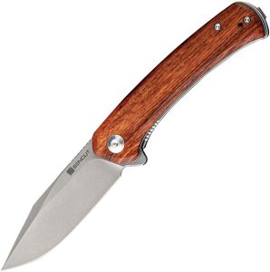 SENCUT Snap Linerlock Cuibourtia Wood Folding Knife