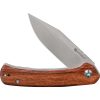 SENCUT Snap Linerlock Cuibourtia Wood Folding Knife