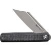 SENCUT Bronte Linerlock Black Canvas Micarta