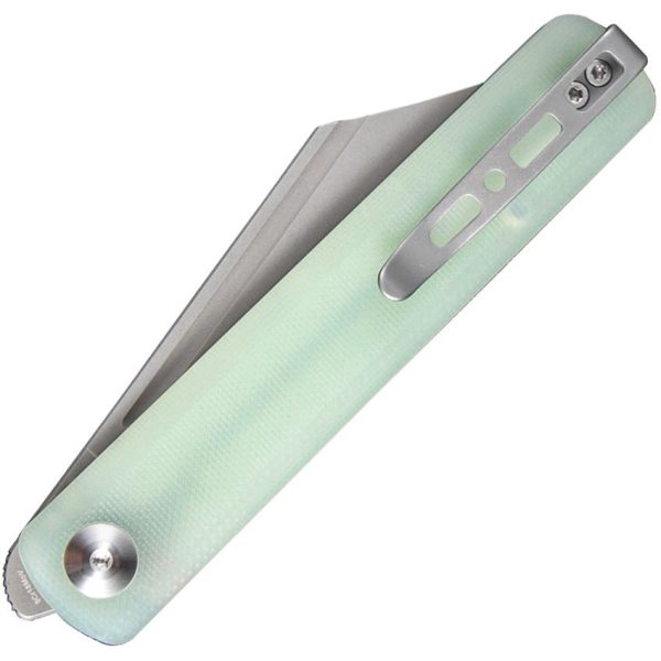 SENCUT Bronte Linerlock Jade G10 Folding Knife