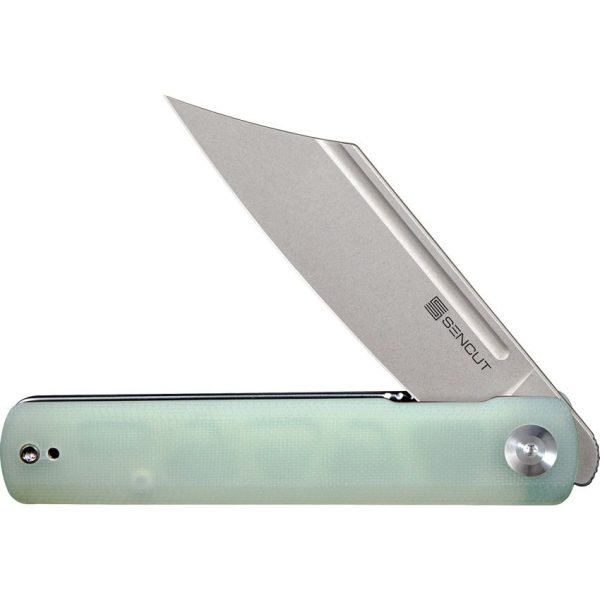 SENCUT Bronte Linerlock Jade G10 Folding Knife