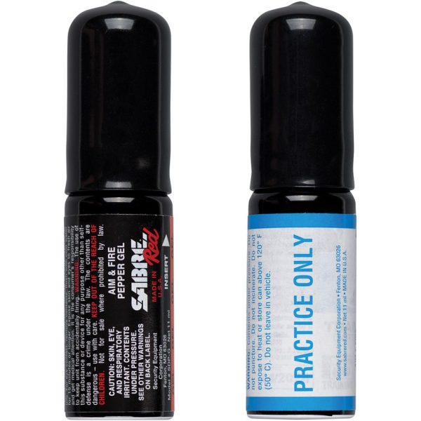 Sabre Aim and Fire Gel Pistol OC Spray Self Defense 15ft Range